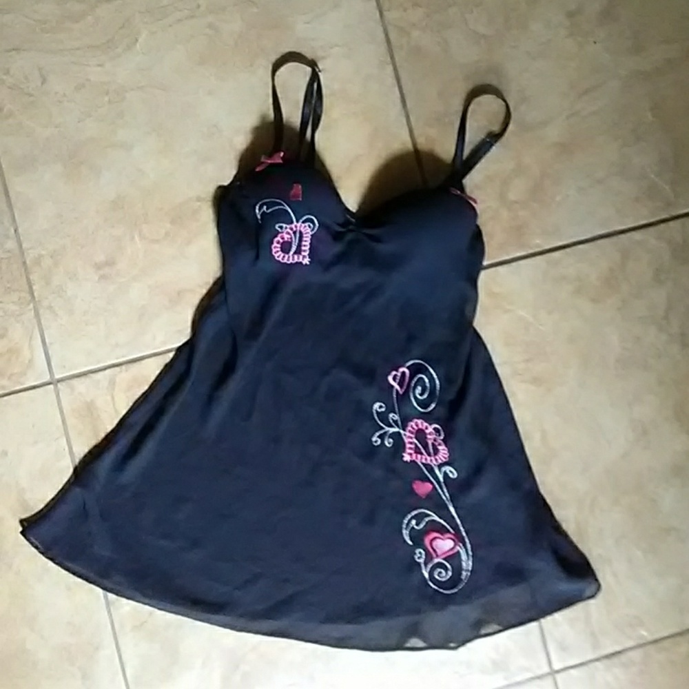 Black lingerie top